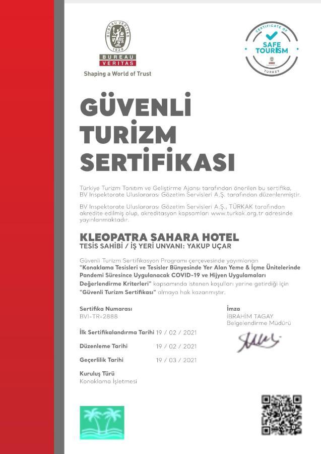 Kleopatra Sahara Hotel Alanya Bagian luar foto