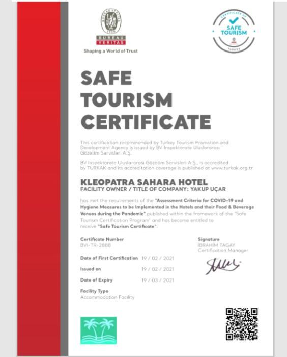 Kleopatra Sahara Hotel Alanya Bagian luar foto