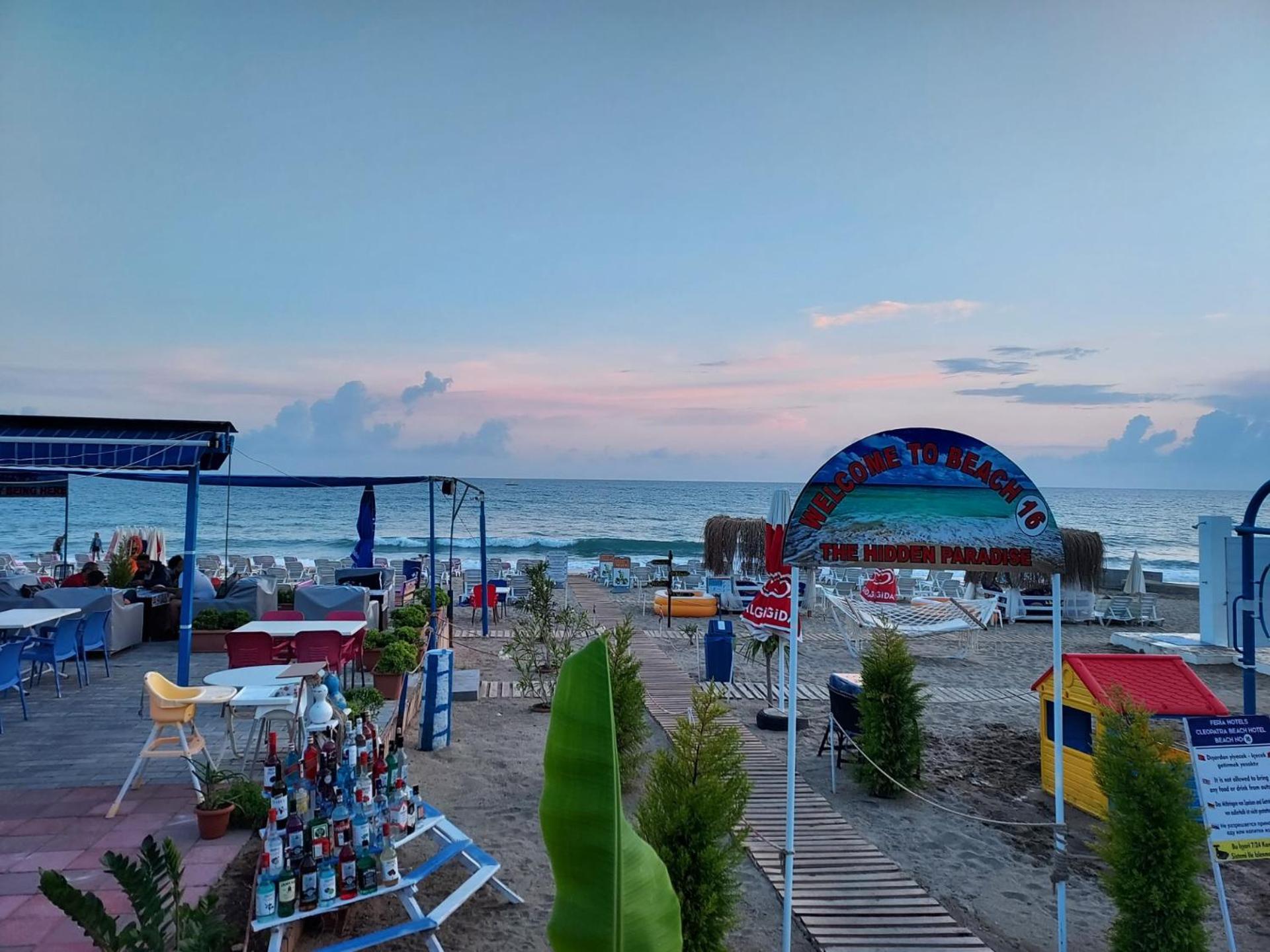 Kleopatra Sahara Hotel Alanya Bagian luar foto